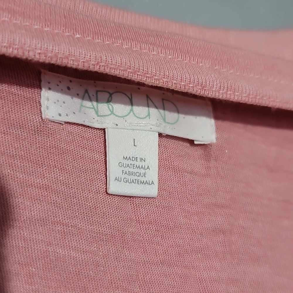 Abound Corral Pink Distressed Tank Top - Picture 5 of 8